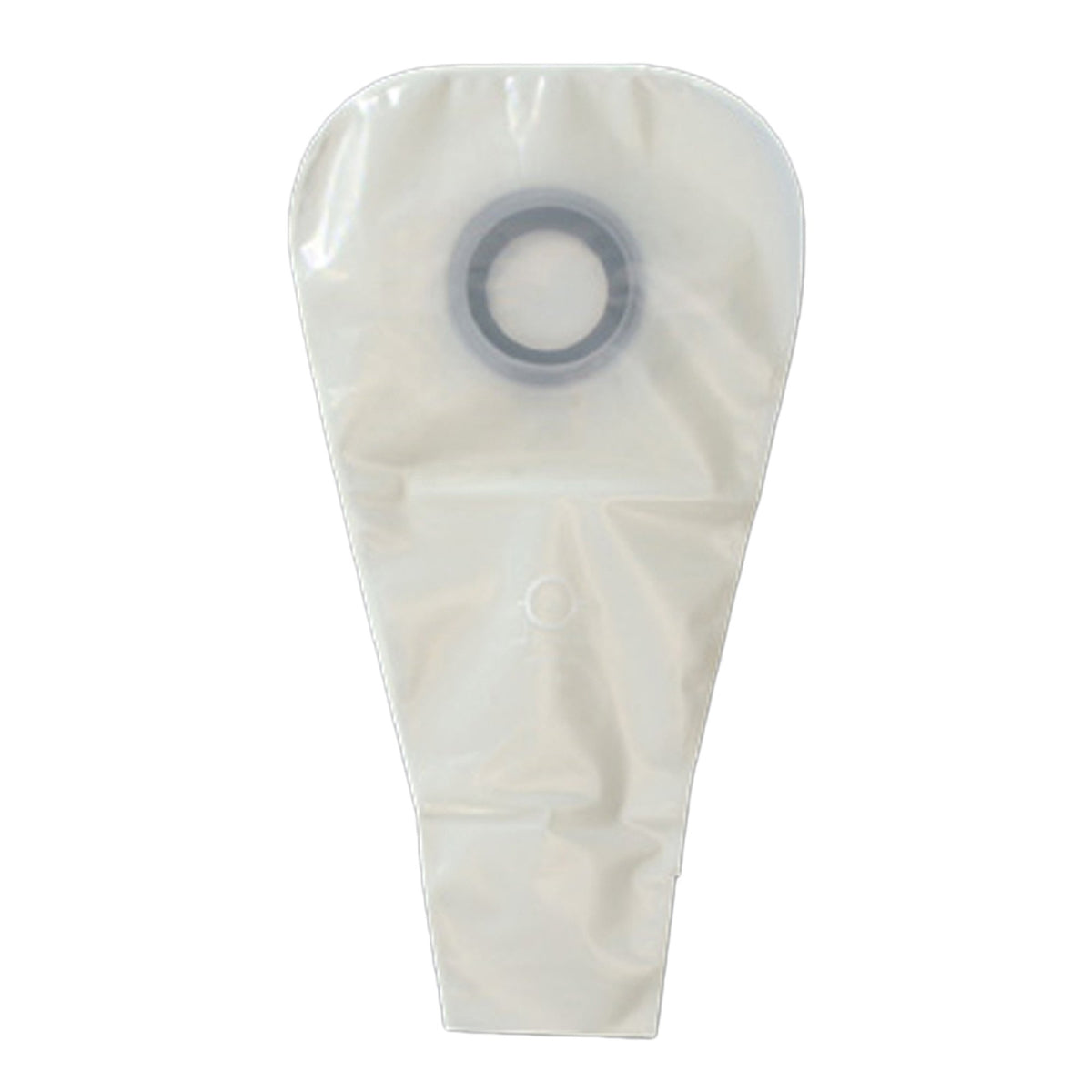 Ostomy Pouch Karaya 5 One-Piece System 16 Inch Length Convex, Pre-Cut 7/8 Inch Stoma Drainable
