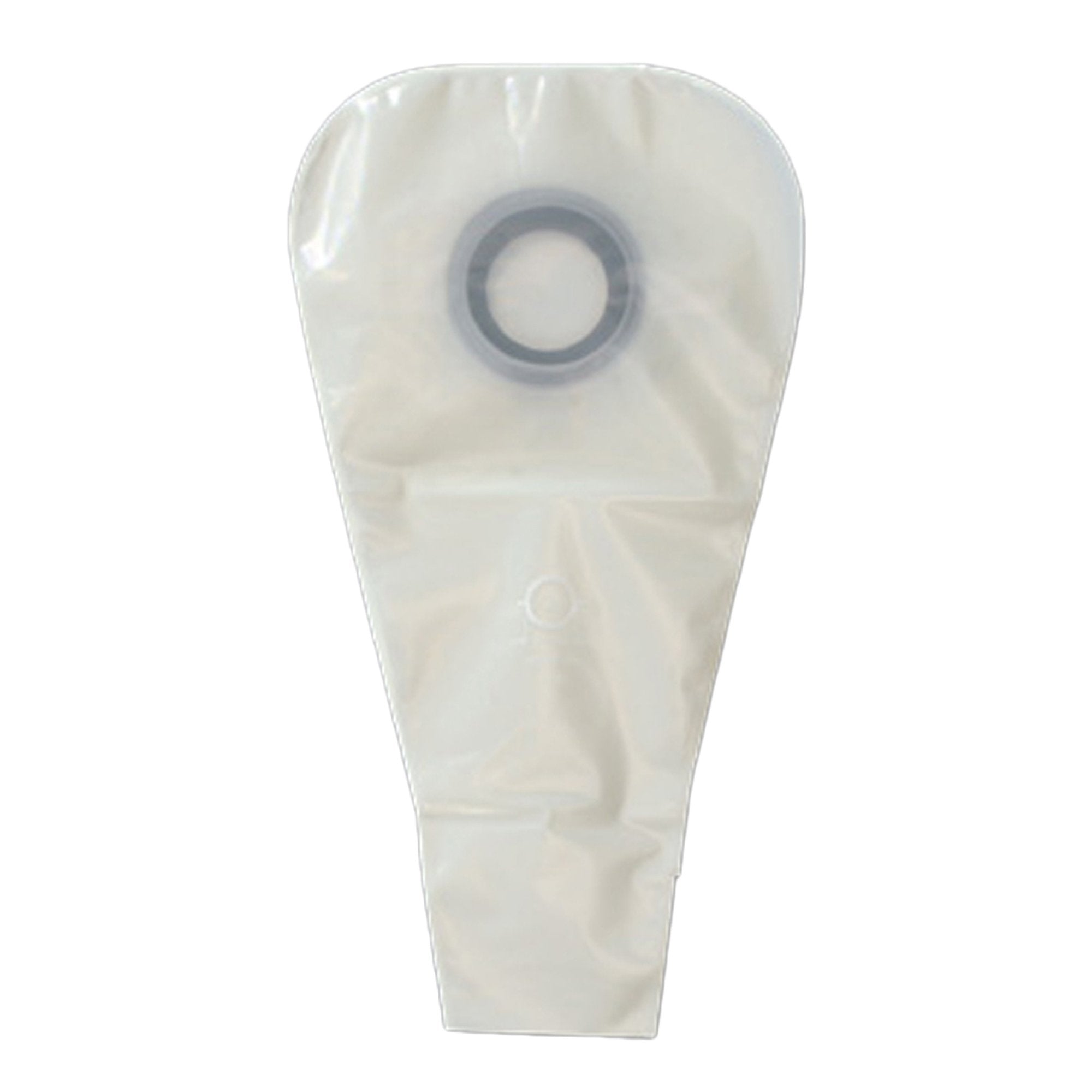 Ostomy Pouch Karaya 5 One-Piece System 16 Inch Length Convex, Pre-Cut 7/8 Inch Stoma Drainable