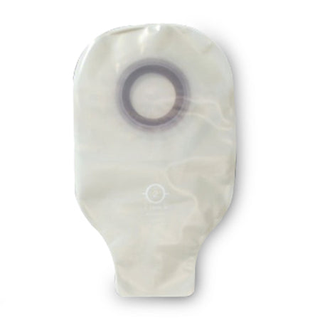 Ostomy Pouch Karaya 5 One-Piece System 9 Inch Length, Mini Convex, Pre-Cut 1-1/8 Inch Stoma Drainable