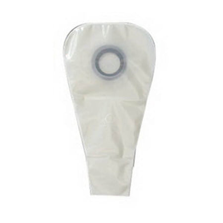 Ostomy Pouch Karaya 5 One-Piece System 12 Inch Length Convex, Pre-Cut 1-1/8 Inch Stoma Drainable
