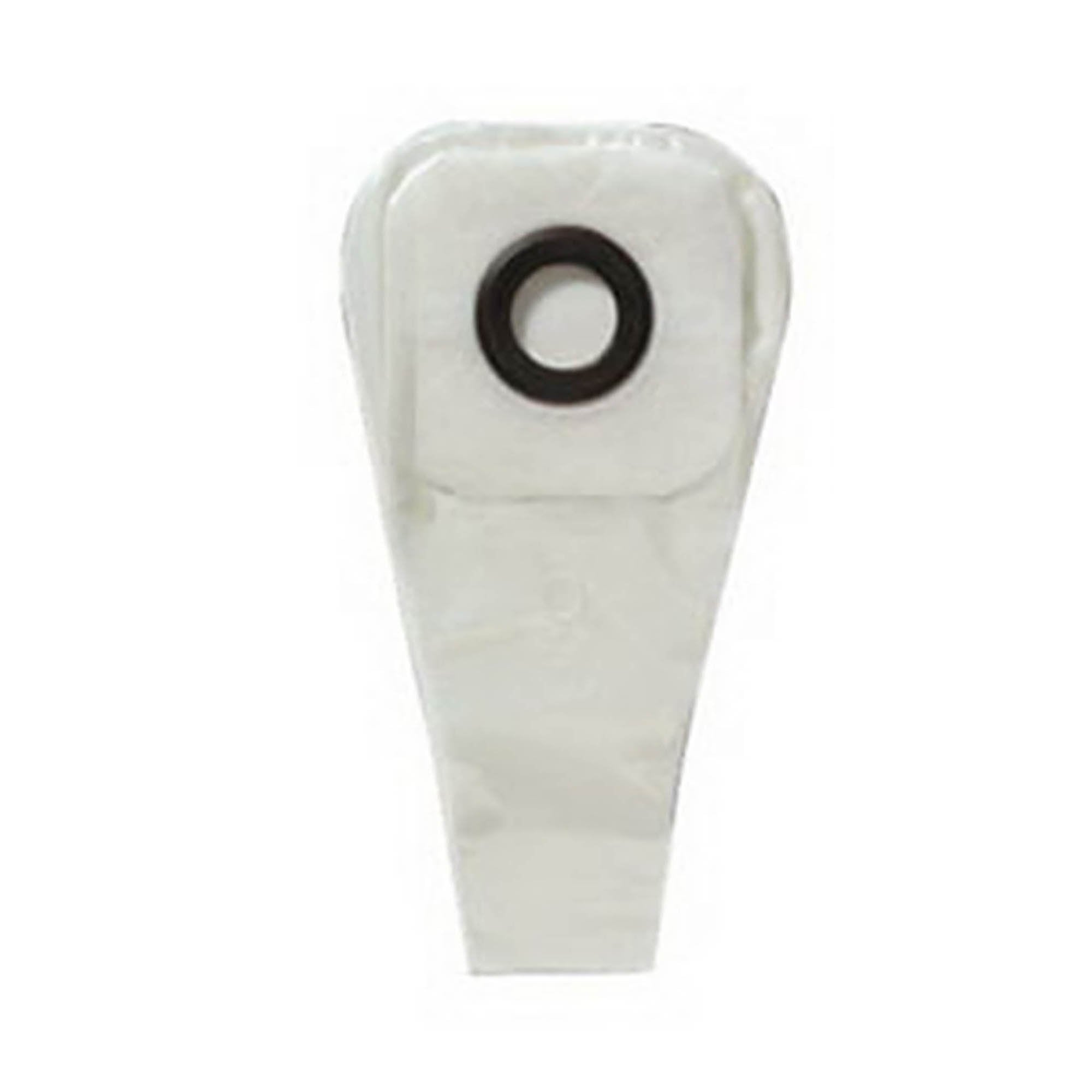 Ostomy Pouch Karaya 5 One-Piece System 12 Inch Length Convex, Pre-Cut 1-1/8 Inch Stoma Drainable