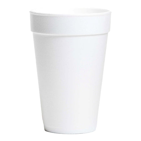 Drinking Cup WinCup® 16 oz. White Styrofoam Disposable