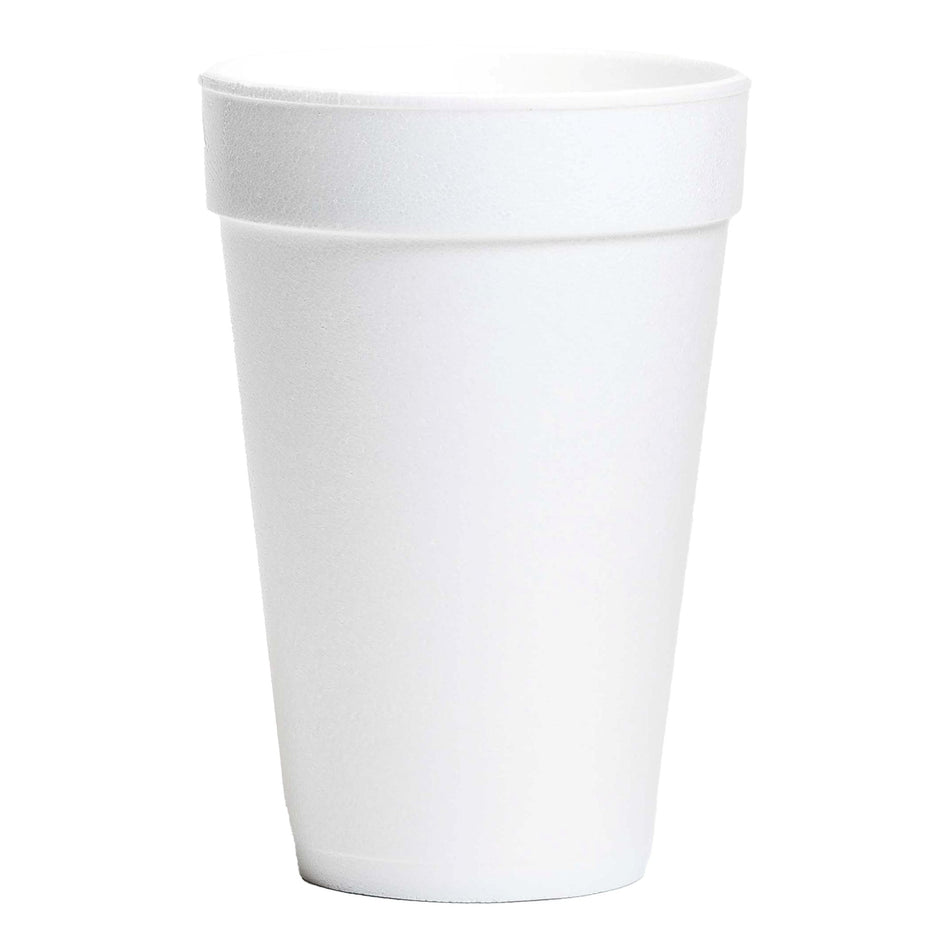 Drinking Cup WinCup® 16 oz. White Styrofoam Disposable