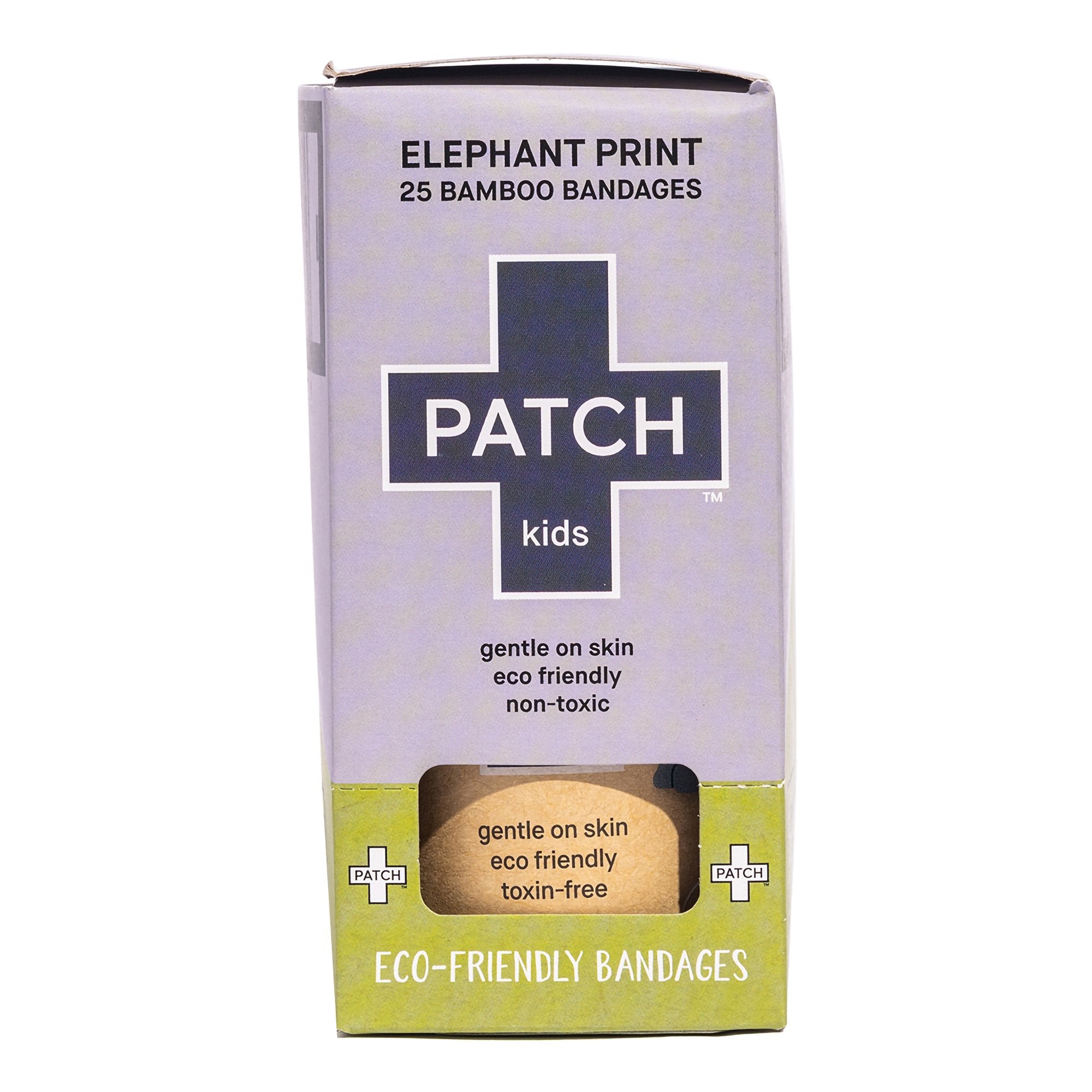Adhesive Strip Patch™ Kids 3/4 X 3 Inch Bamboo Rectangle Kid Design (Elephant) Sterile