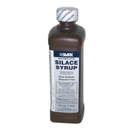 Stool Softener Silarx® Peppermint Flavor Syrup 16 oz. 60 mg / 15 mL Strength Docusate Sodium