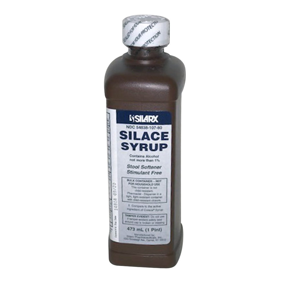 Stool Softener Silarx® Peppermint Flavor Syrup 16 oz. 60 mg / 15 mL Strength Docusate Sodium