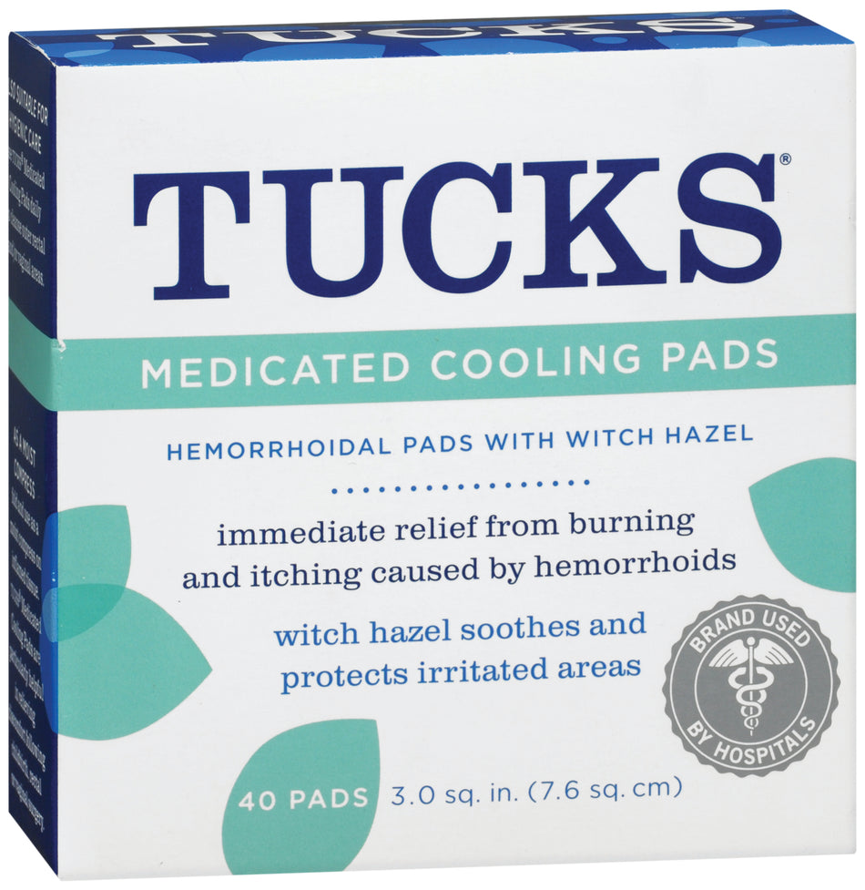 Hemorrhoid Relief Tucks® Pad 40 per Box