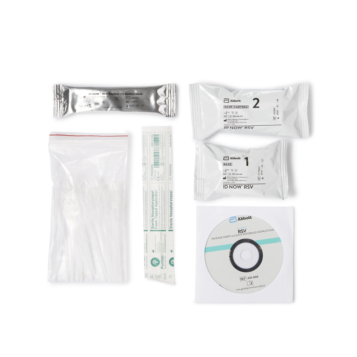 Respiratory Test Kit ID NOW™ Respiratory Syncytial Virus Test (RSV) 24 Tests CLIA Waived