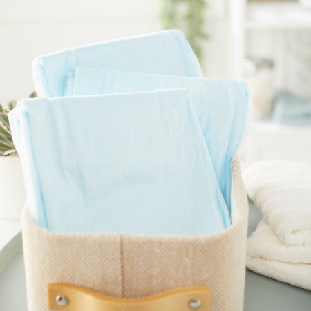 Disposable Underpad Wings™ Plus 30 X 36 Inch Fluff / Polymer Heavy Absorbency