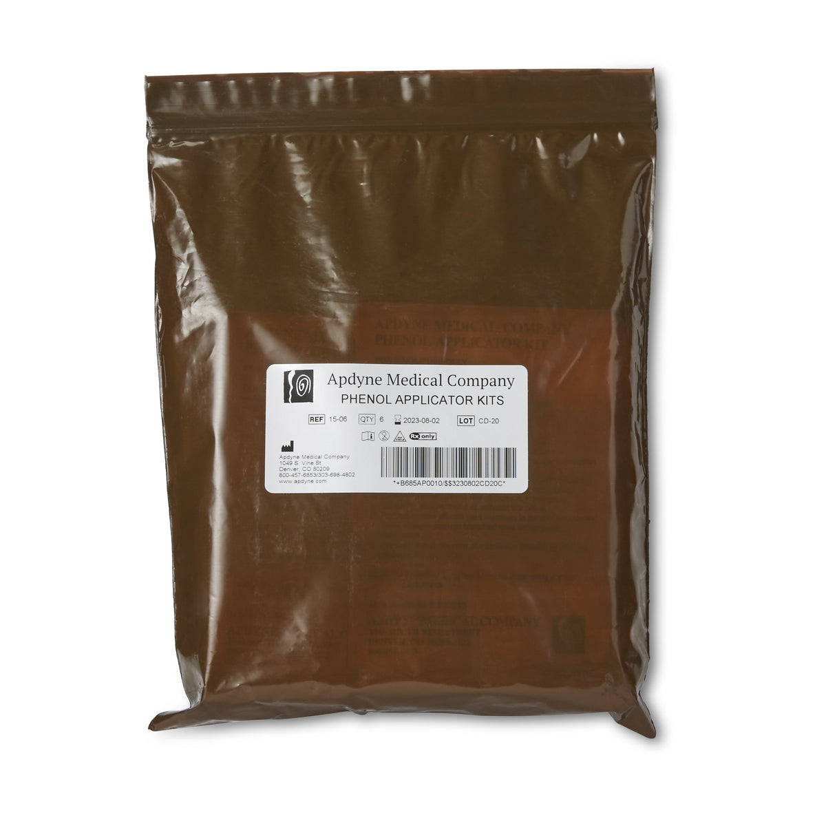 Apdyne Phenol Liquid 89% Liquid Multiple-Dose Kit 6 Swabs