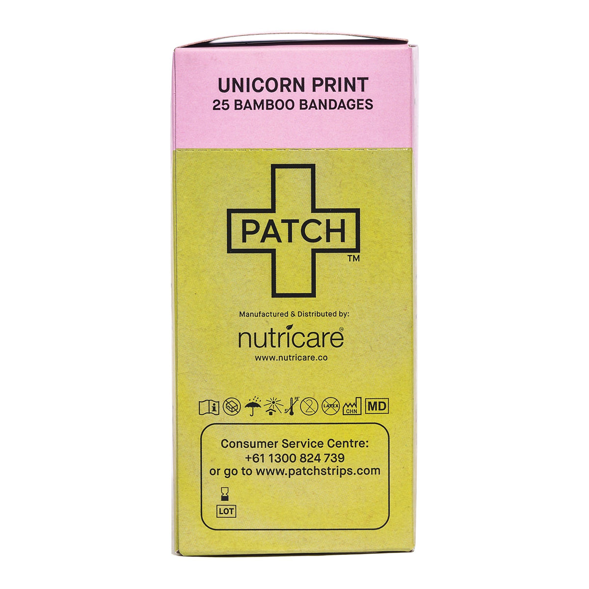 Adhesive Strip Patch™ Kids 3/4 X 3 Inch Bamboo Rectangle Kid Design (Unicorn) Sterile