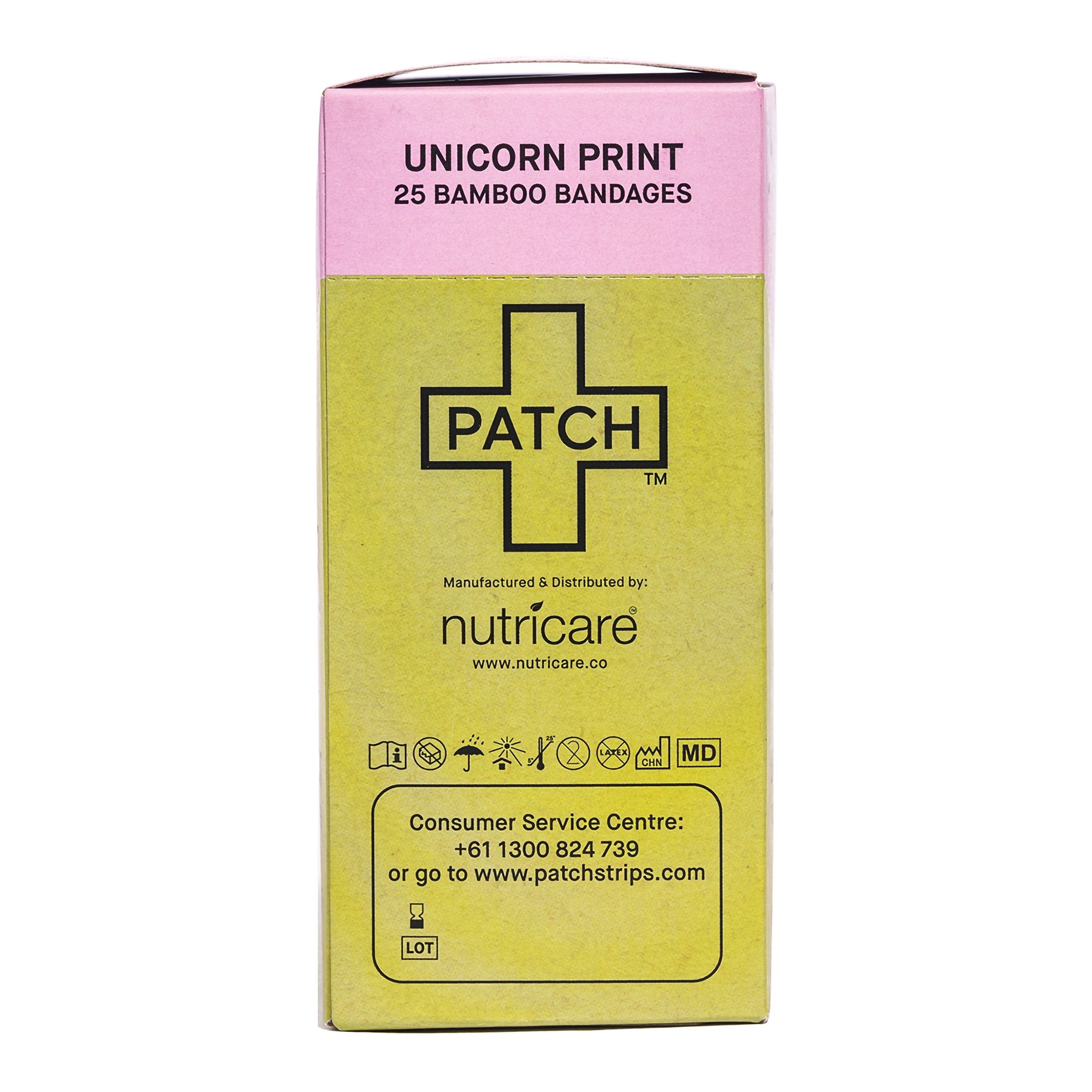 Adhesive Strip Patch™ Kids 3/4 X 3 Inch Bamboo Rectangle Kid Design (Unicorn) Sterile