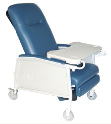 Bariatric Recliner Jade Vinyl Four 5 Inch Casters With 2 Locks
