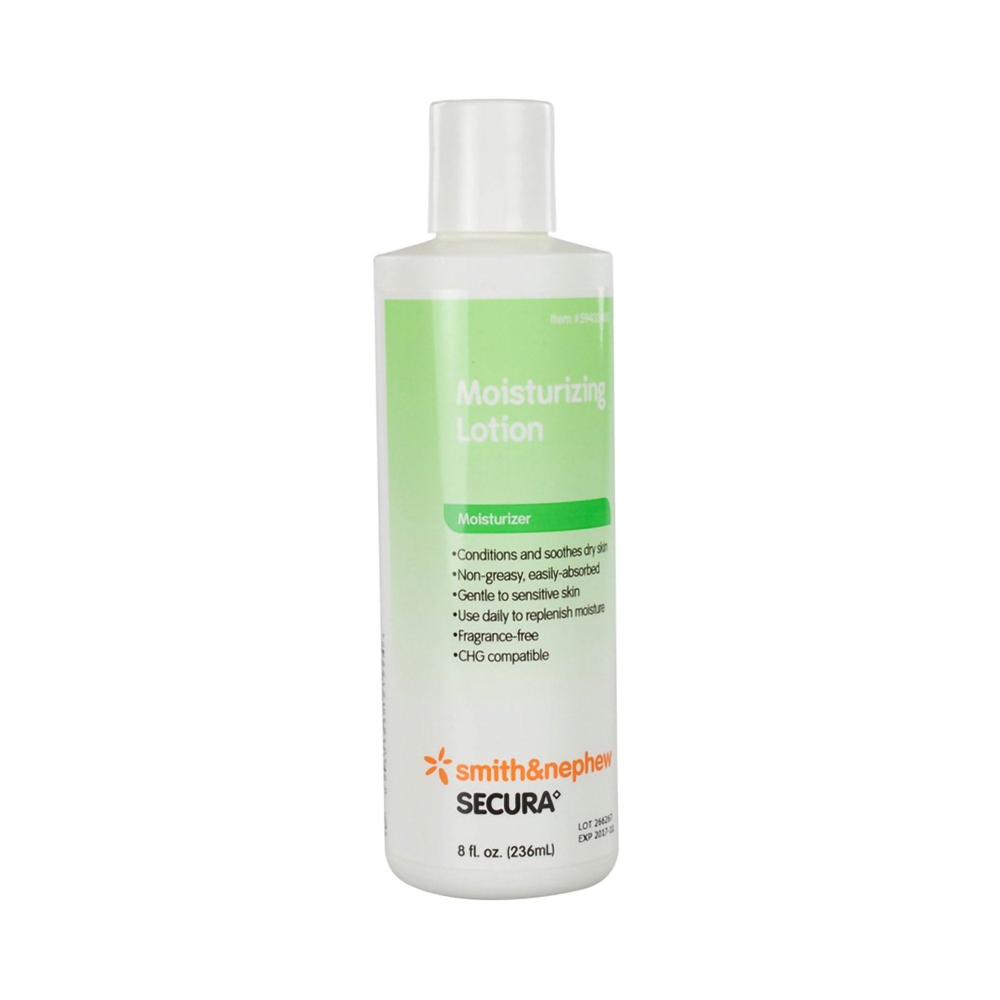 Hand and Body Moisturizer Secura™ 8 oz. Bottle Unscented Lotion