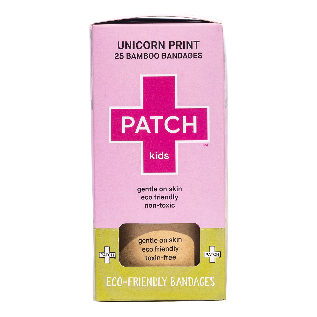 Adhesive Strip Patch™ Kids 3/4 X 3 Inch Bamboo Rectangle Kid Design (Unicorn) Sterile