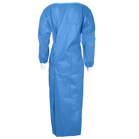 Non-Reinforced Surgical Gown with Towel Cypress X-Large Blue Sterile AAMI Level 3 Disposable