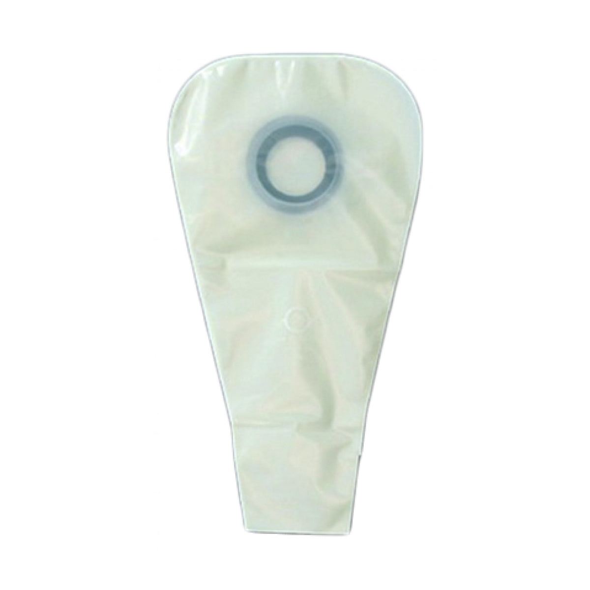 Ostomy Pouch Karaya 5 One-Piece System 16 Inch Length Convex, Pre-Cut 1-1/8 Inch Stoma Drainable