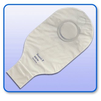 Ostomy Pouch Securi-T™ Two-Piece System 12 Inch Length Without Barrier Drainable