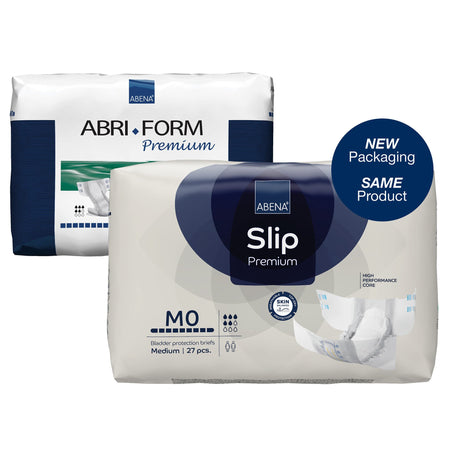 Unisex Adult Incontinence Brief Abri-Form™ Premium M0 Medium Disposable Moderate Absorbency