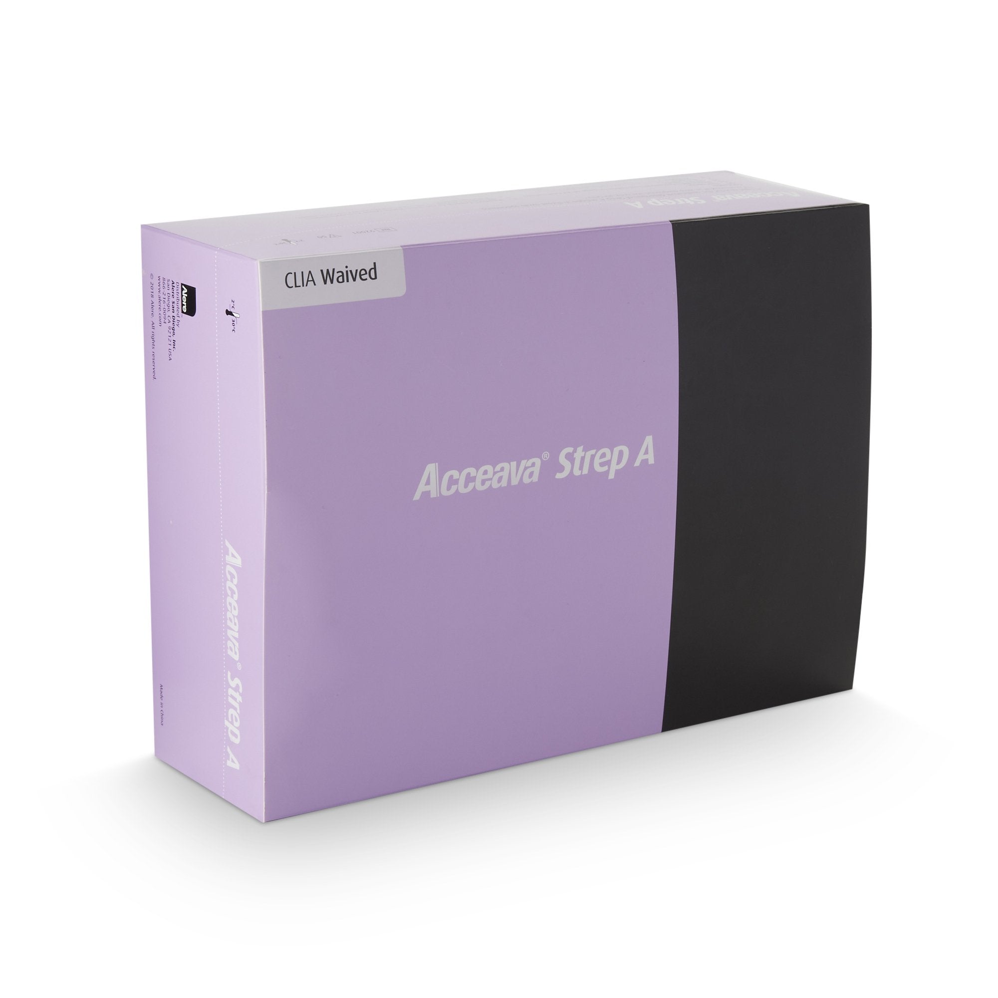 Respiratory Test Kit Acceava® Strep A Test 50 Tests CLIA Waived