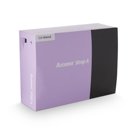 Respiratory Test Kit Acceava® Strep A Test 50 Tests CLIA Waived