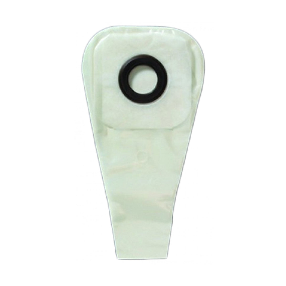Ostomy Pouch Karaya 5 One-Piece System 16 Inch Length Convex, Pre-Cut 1-1/8 Inch Stoma Drainable