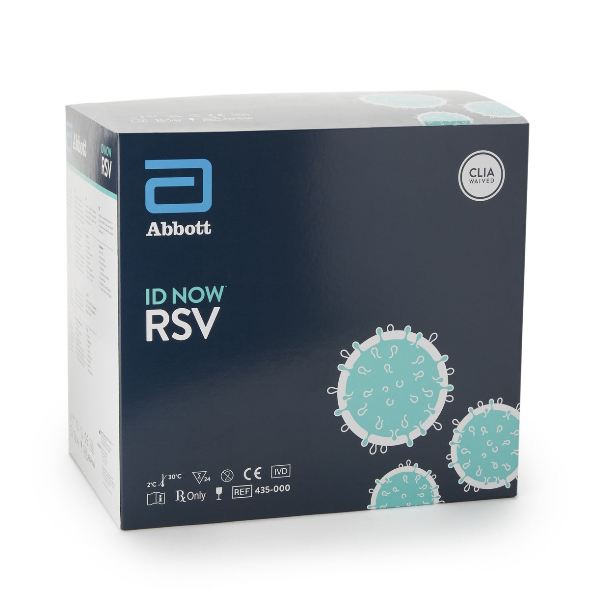 Respiratory Test Kit ID NOW™ Respiratory Syncytial Virus Test (RSV) 24 Tests CLIA Waived
