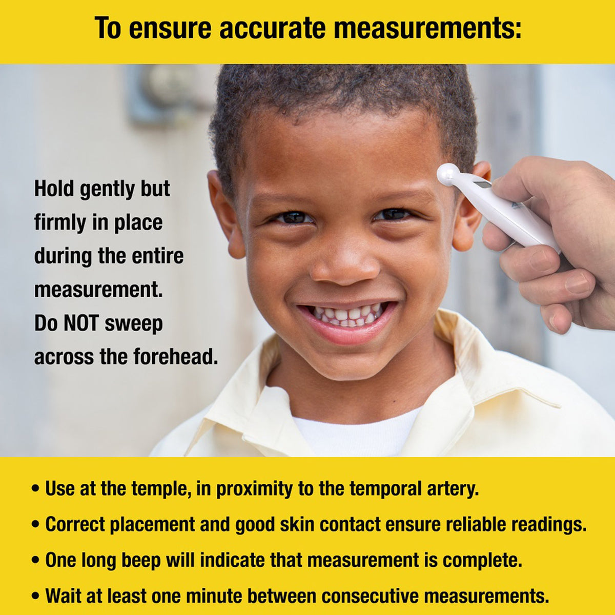 Temporal Contact Thermometer Adtemp™ Temporal Probe Handheld