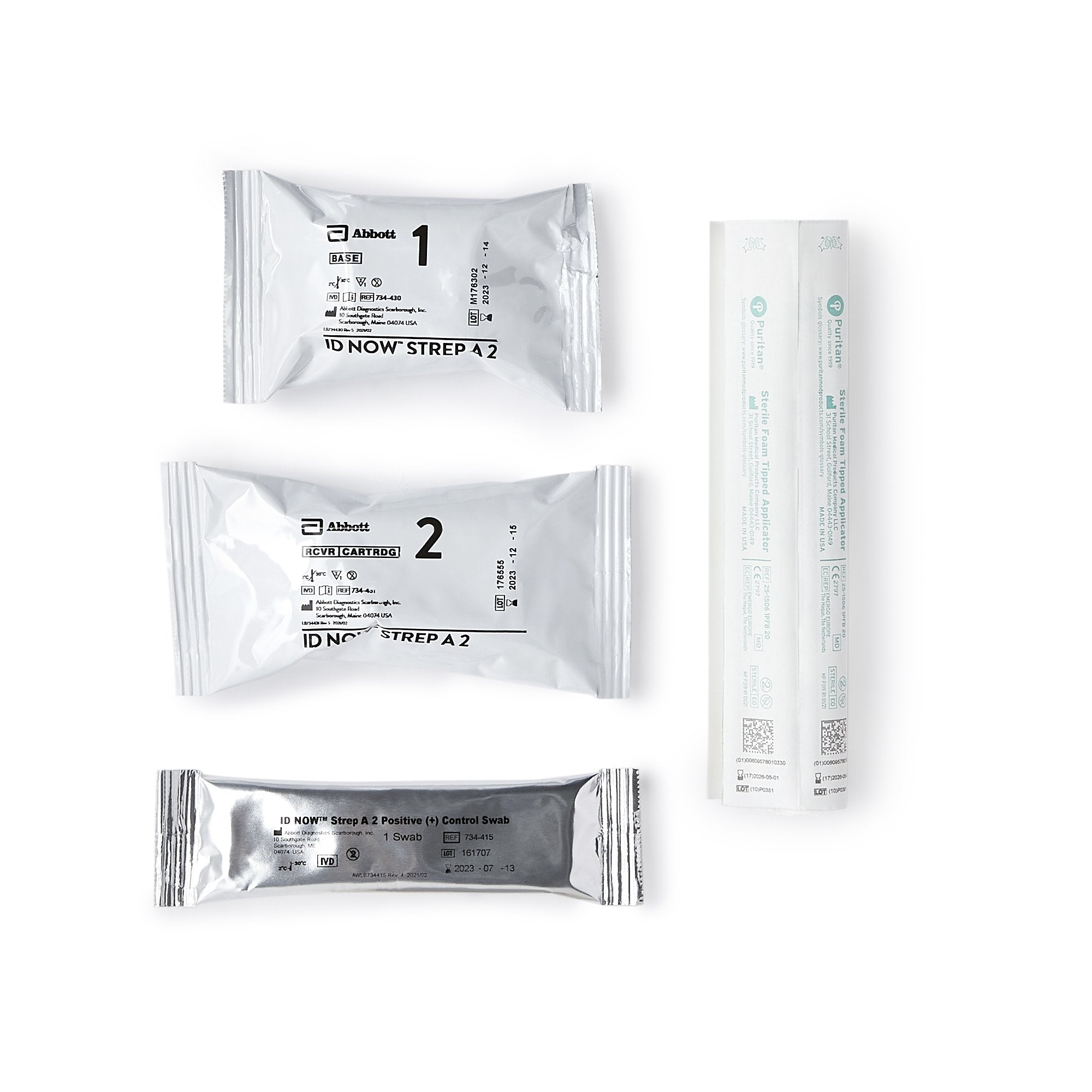 Respiratory Test Kit ID NOW™ Strep A 2.0 24 Tests CLIA Waived