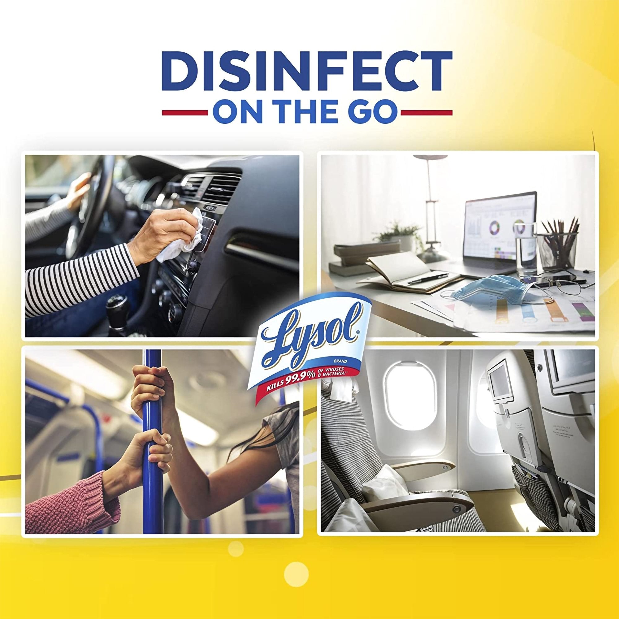 Lysol® Surface Disinfectant Cleaner Premoistened Manual Pull Wipe 80 Count Soft Pack Lemon Lime Blossom Scent NonSterile